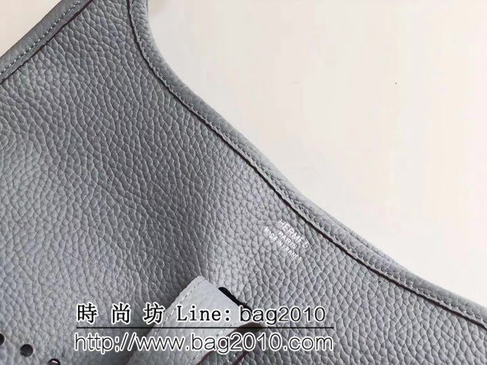 愛馬仕Hermes伊芙琳 Evelyne 原版牛皮單肩斜挎包 男女同款 0AM1287